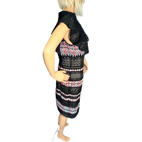 NWT BCBGMaxAzria Roxine Short Flutter Sleeve Dress Size M $248 tag - Picture 4 of 12